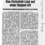 Zeitung 1996 zu den Eichsfeldvariationen